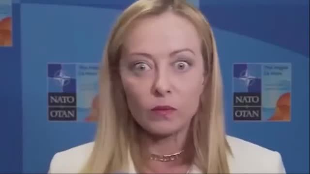Премьер Италии Джорджа Мелони под наркотой от Зеленского и Макрона