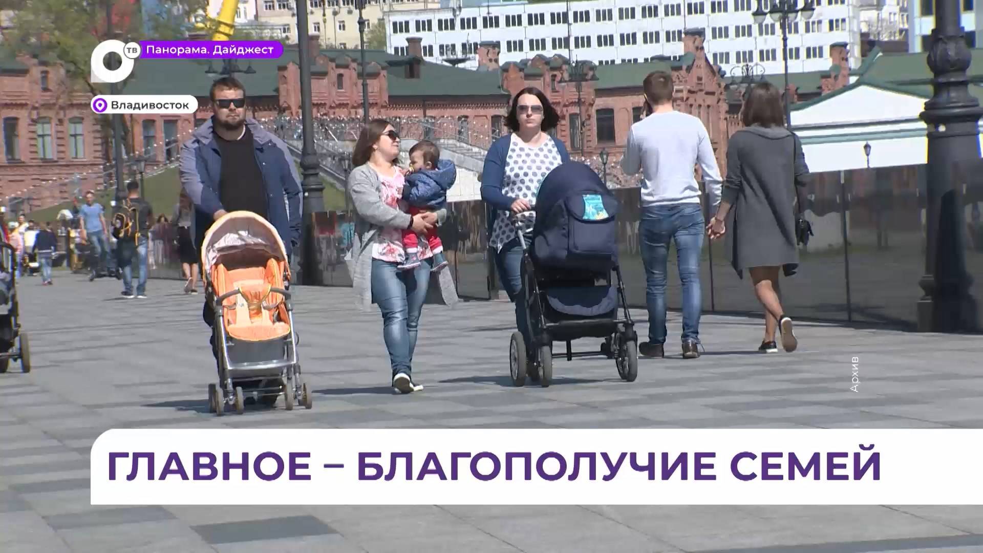 В Приморье меры социальной поддержки многодетных семей постоянно совершенствуются