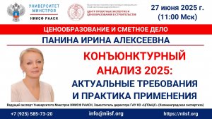 Панина И.А. Конъюнктурный анализ 2025: актуальные требования и практика применения