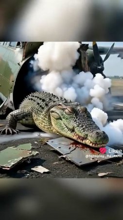 как произошёл человек из обычного бомбардира крокодила в обычного аллигатора