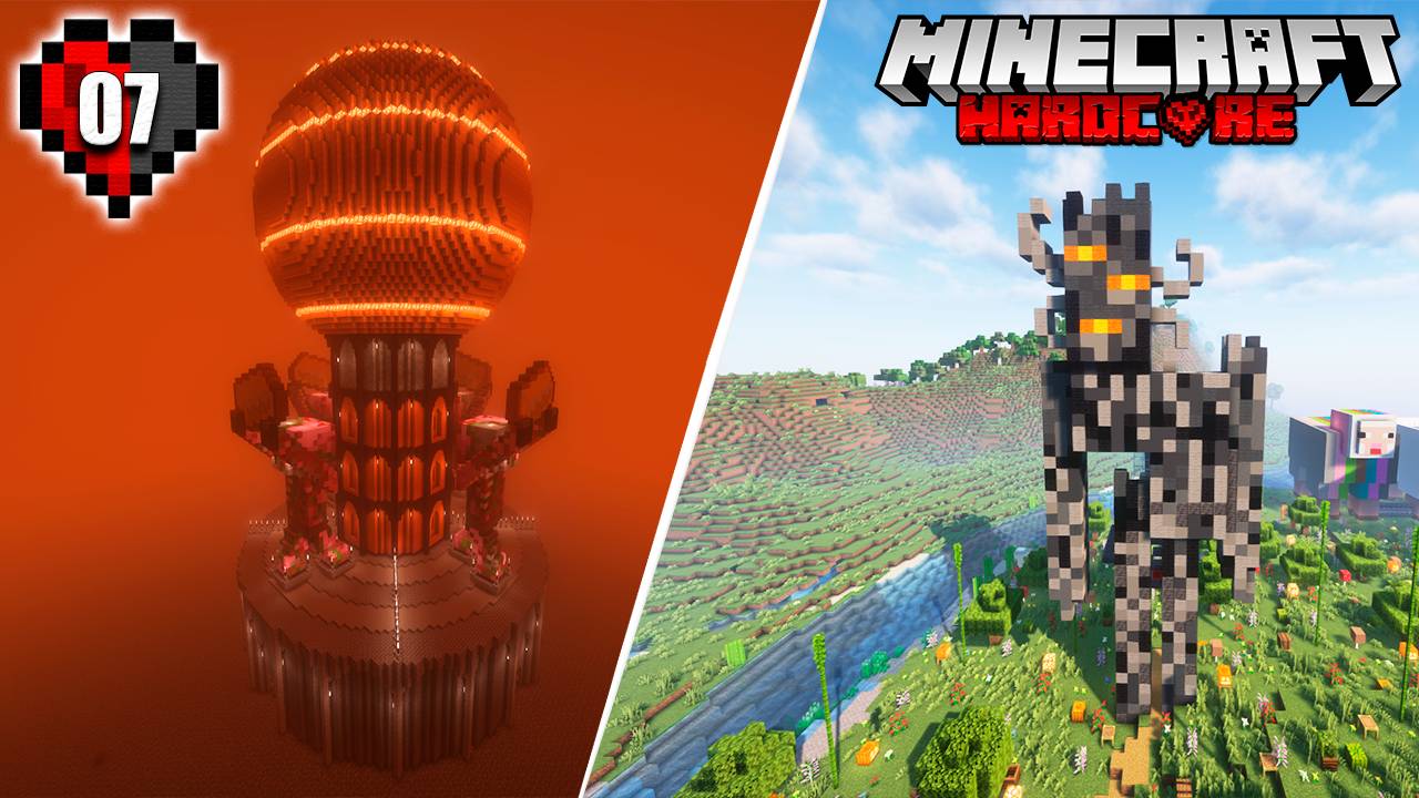 Я Построил КРАСИВЕЙШИЕ ФЕРМЫ ЗОЛОТА И СМОЛЫ в Майнкрафт Хардкоре - ХАРДКОРНОЕ СЕРДЦЕ (#7) смотреть онлайн