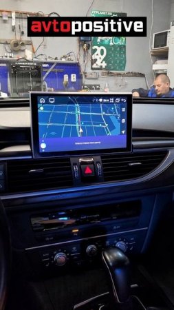 Установка магнитолы #Андроид в #Audi #A6