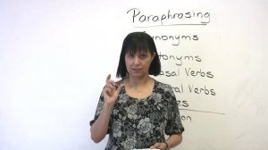 Paraphrasing