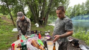 Уехали с ночевкой в ливень