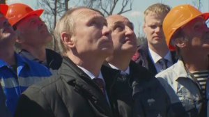 28 апреля 2016 года. Владимир Путин наблюдает за первым запуском ракеты с космодрома «Восточный»