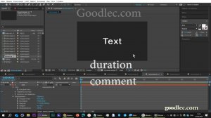 Выражения. Свойства duration  comment After Effects