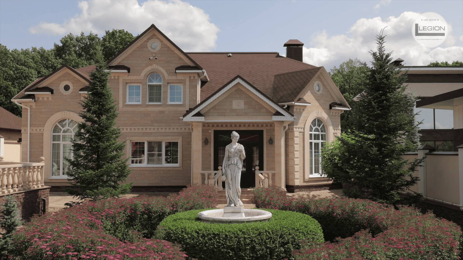 Роскошный дом в Белгороде, настоящая классика #загородноестроительство