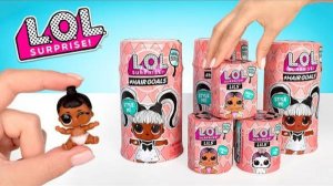 Распаковка Кукол L O L Surprise из серии #Hairgoals и Little Lils
