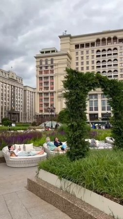 😍«Охотный Ряд» превратились в цветущий сад😍