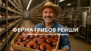 Ферма красных грибов рейши - как происходит сбор и переработка