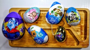 АСМР РАСПАКОВКА Киндер Сюрприз яйца 💓 золотое яйцо распаковка 🥰