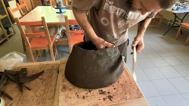 Рыба из шамотной глины. Часть третья. Рыбы пока не видно.