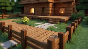 🏡 Завершили забор! Уют готов!