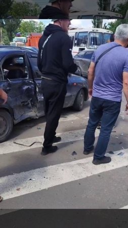 ДТП в микрорайоне Текстильщик в Донецке