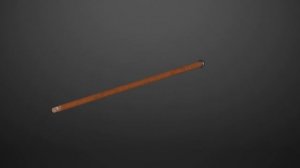 Трость А.С. Пушкина с пуговицей в набалдашнике