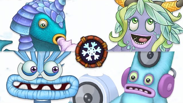 Остров Холода - Все Монстры, Песни и Анимации (My Singing Monsters, Мои Поющие Монстры)