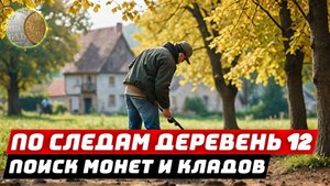 1605 / По следам пропавших деревень #12. Поиск монет и кладов с металлодетектором XP Deus 2.