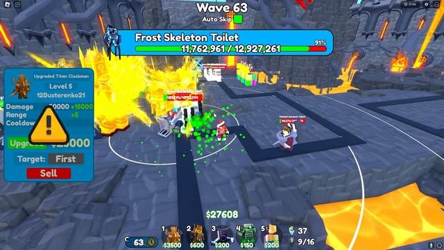 Delvir✨СРАВНИЛ  НОВОГО УЛЬТИМЕЙТА И НОВОГО ГОДЛИ КЛОКМЕНА в Toilet Tower Defense   Roblox