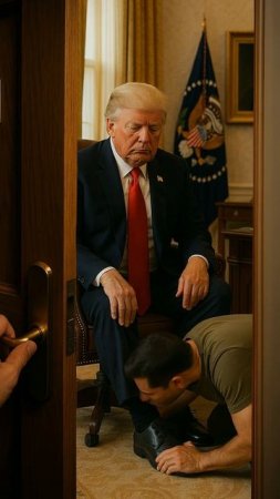Зеленский лижет ноги Трампу