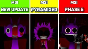 INCREDIBOX SPRUNKI 💿 | MSI: PHASE 5 vs PYRAMIXED vs UPDATE! ☢️🌀 ТРОЙНАЯ УГРОЗА!
