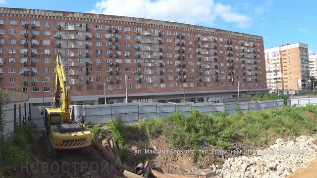 Начались работы на котловане долгостроя || Нижегородский р-он, ул. М.Горького || Июнь 2025