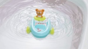 Игрушка для купания Мишка на тюбинге