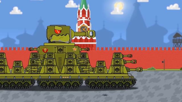 Битва монстров с МЕГАБОССОМ - Мультики про танки