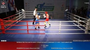 272 54 кг КОШКИНА Елизавета Иркутская СФО - ЕКИНЕКОВА Дарья Иркутская СФО