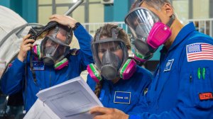 Дублирующий экипаж МКС-74 отработал действия при выбросе токсичных веществ