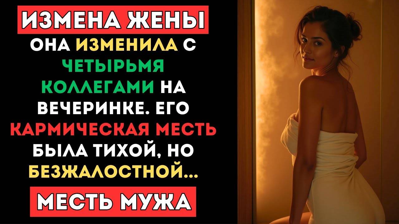 😱 Измена жены с четырьмя коллегами | Истории измен | аудио истории