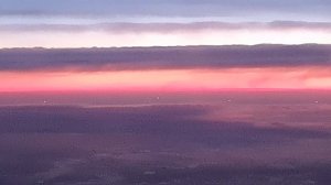 закат в облаках