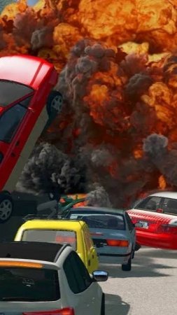 🚗 РЕАЛИСТИЧНЫЕ АВАРИИ в BeamNG.drive #7 Смотри полное видео на канале!