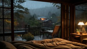 🌧️ Шум Дождя за Окном для Сна и Расслабления | Атмосфера Дождя и Уюта