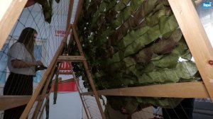 Педагоги Тарского индустриально-педагогического колледжа изготовили первые маскировочные сети для бо