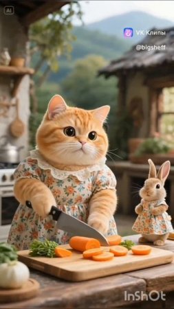 Две подружки 🐱🐰