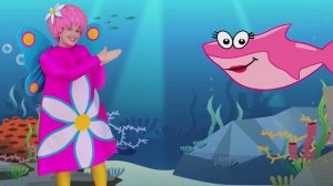 Детская песенка про акуленка на английском языке - Baby Shark- физминутка урока английского зарядка