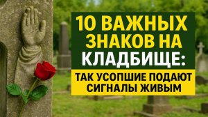 10 знаков на кладбище, которые нельзя игнорировать! Что категорически запрещено делать на кладбище