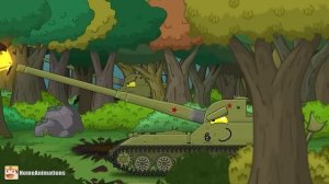 HomeAnimations – Мультики про танки  этот МОНСТР бился наравне с КВ-44 !