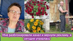 Жизнь в деревне: Я добилась - мне разблокировали канал и вернули рекламу. Сегодня я упахаалась