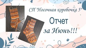 СП "Носочная коробочка 5", отчет за июнь!!!
