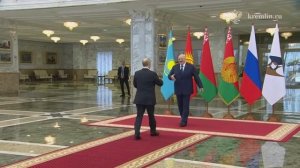 Церемония официальной встречи Владимира Путина с Президентом Белоруссии А. Лукашенко, 27 июня 2025