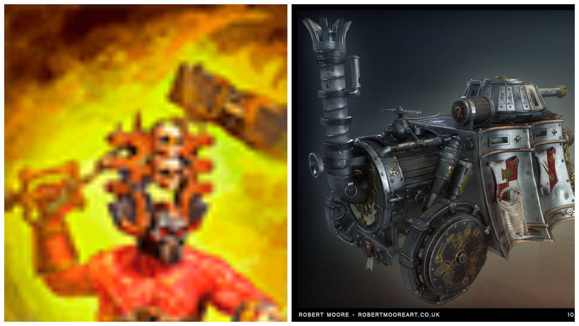 Сравнение отрядов тотал вар вархаммер 3 : Разжигатели гнева VS  паровой танк ( я офигел от итогов)