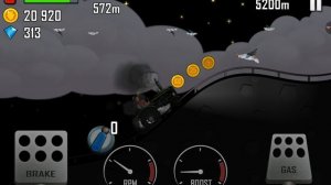 Играю в Hill Climb Racing (часть 8). Ночная битва с чайками.
