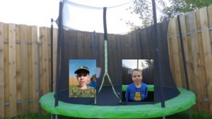 На БАТУТЕ С ДИМОЙ! Часть 2