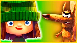 СКАЗКА ДЛЯ ДЕТЕЙ - Зелёная шапочка - Мультик для малышей