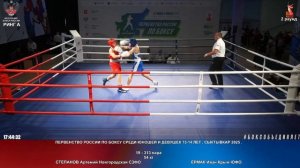 313 54 кг СТЕПАНОВ Артемий Новгородская СЗФО - ЕРМАК Иван Крым ЮФО