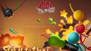 Stick Fight. Уничтожили всю карту.