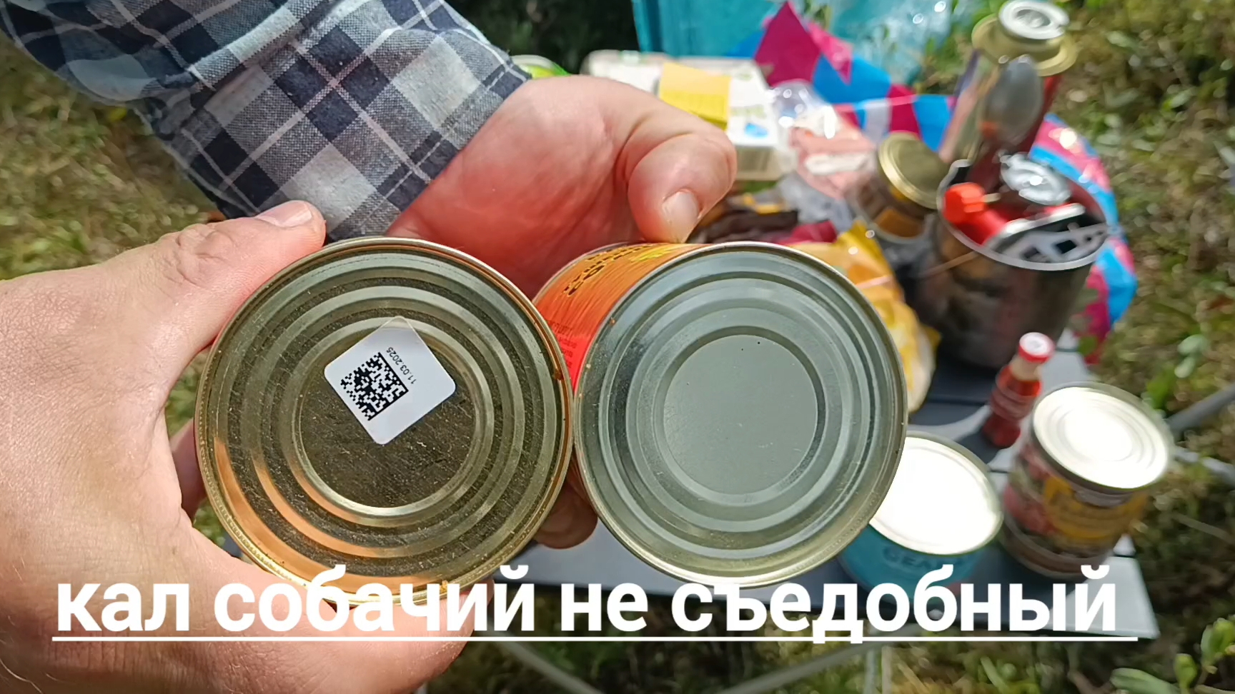 4 день сплава обед, открыл консервы из "гм.лента" ужаснейше. разогреваю кашу на сухом горючем спирте смотреть онлайн