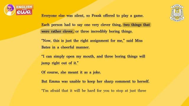 English Audiobooks Level 2 🎧 Improve English with a Short Story 🗣️  EMMA  by Jane Austen, PART 2