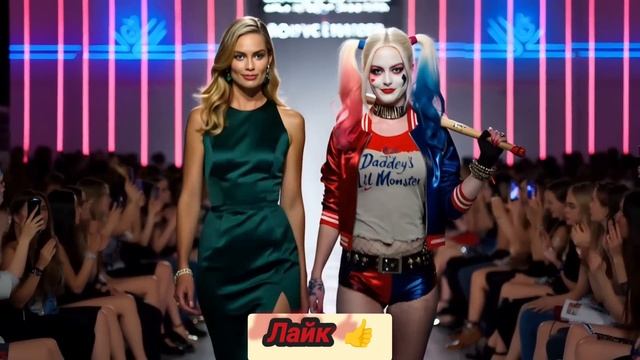 Богини Marvel и DC на подиуме 🍑🤯👍🚀👇